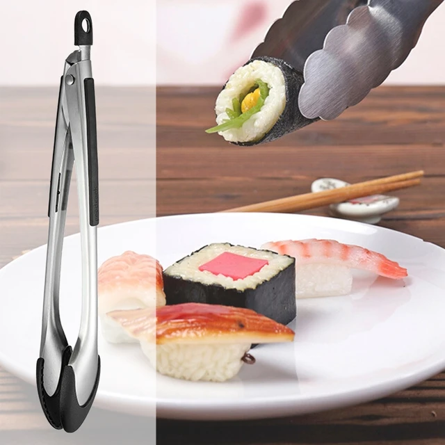 Szilikon Bbq Grilling Fogó Saláta Kenyér Tálaló Nem Tapadó Konyhai Kiegészítők Grillezés Főző Fogók Barbecue Klipek