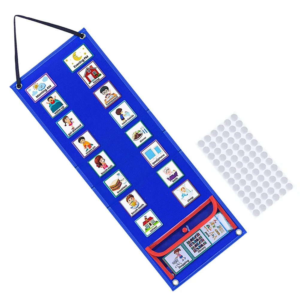 

Kids Visual Schedule Calendar Chart Autism Learning Materials Learning Behavioral Tool Montessori Educational Toys Wall Planner