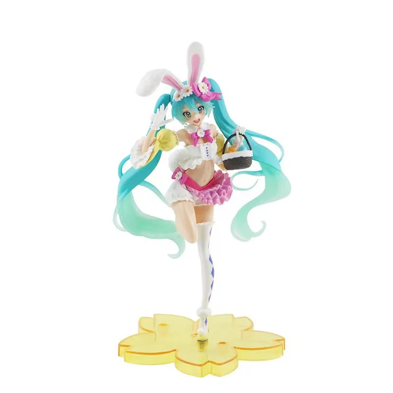 22CM Anime Hatsune Miku cute girl Kawaii pvc Model Doll Figurals