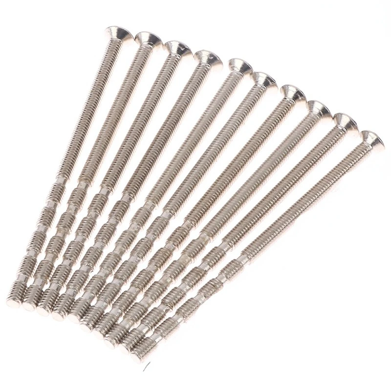 

Snap-Off Anti-Theft Cuttable Screws Fixings M4X 60mm/80mm/100mm Door Handle Spare PartsColor Zinc White Nickel Fire Protection