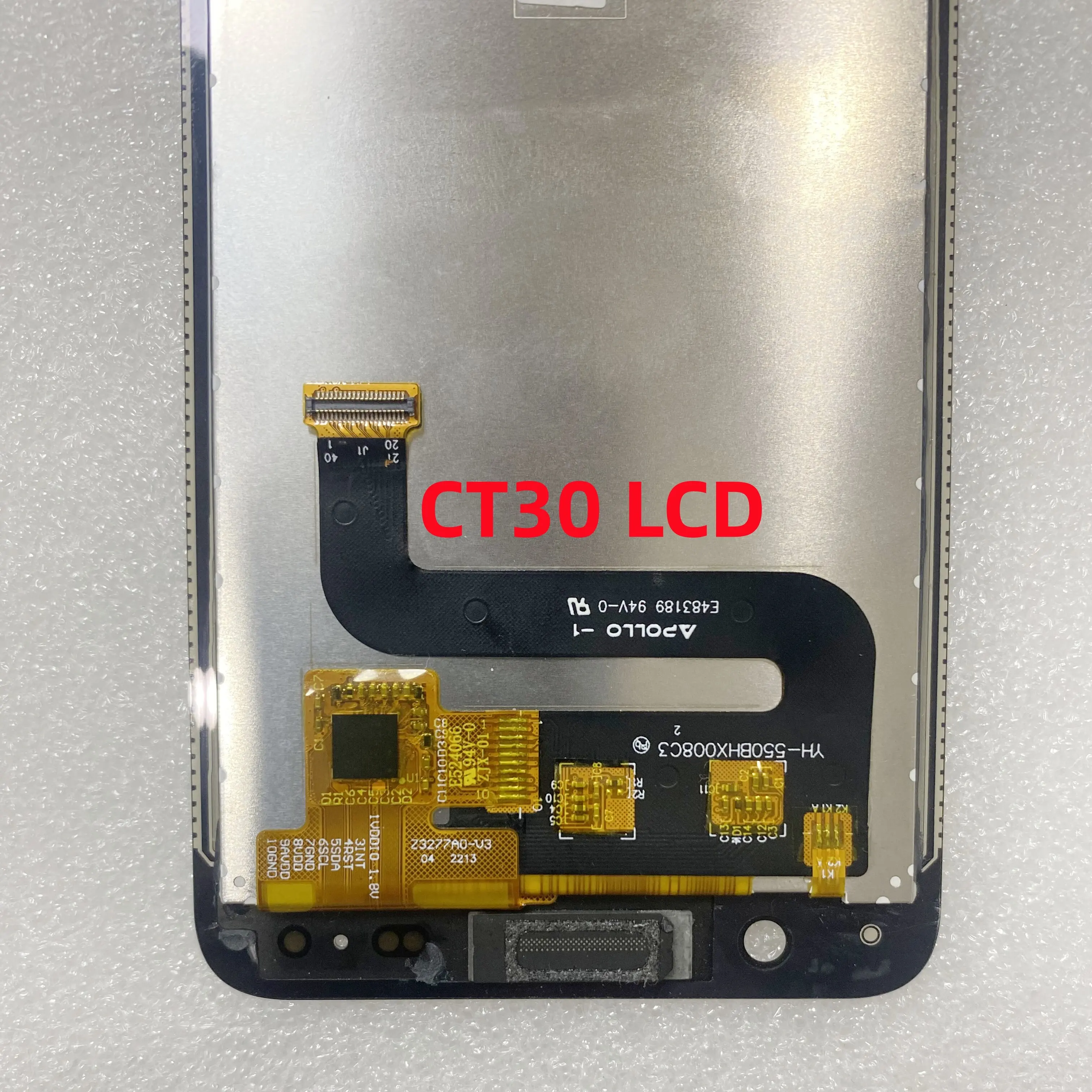 Honeywell CT30 데이터 수집기 LCD 디스플레이 교체 부품용 터치 스크린이 포함된 새로운 오리지널 LCD 모듈