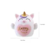 Decoration Unicorn Piggy Bank Household Decorate Vinyl Purple Jar For Money Child 3