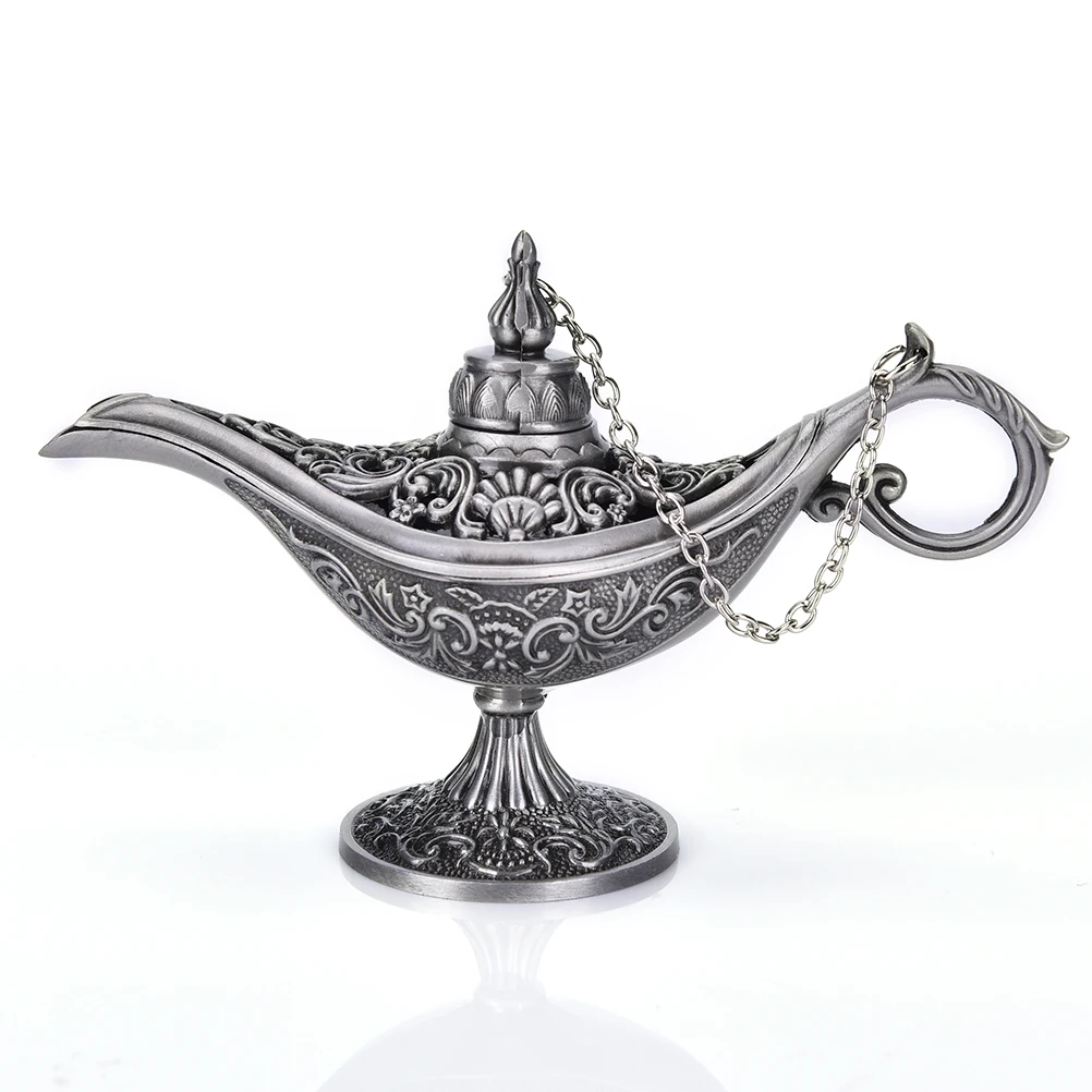 1Pc Hot Aladdin Magic Genie Light Oil Lamp Pot Aladdin Lamp Splendida Decorazione 12*5*8Cm