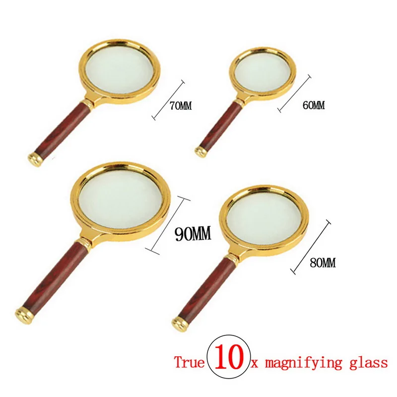 1PC 3X Colorful Handheld Magnifier Portable Mini Magnifying Glass Lens For  Reading Kids Scientific Laboratory 60mm - AliExpress