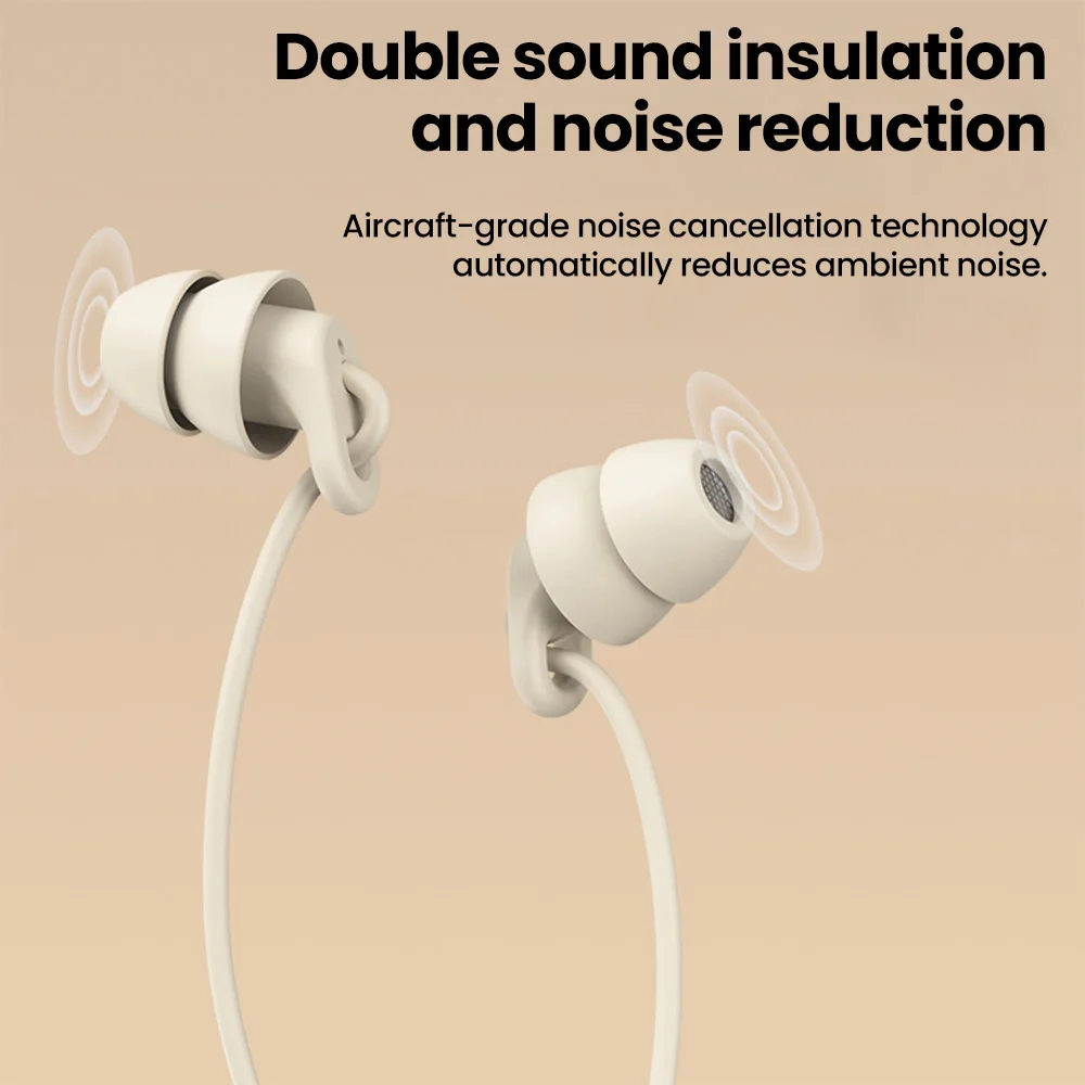 Soft Silicone In-ear Wired Headphones 3.5mm/Type C Jack Earphones Sleep Handsfree Wired Headset With Mic Noise Canceling Earbuds 5