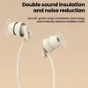 Soft Silicone In-ear Wired Headphones 3.5mm/Type C Jack Earphones Sleep Handsfree Wired Headset With Mic Noise Canceling Earbuds 5