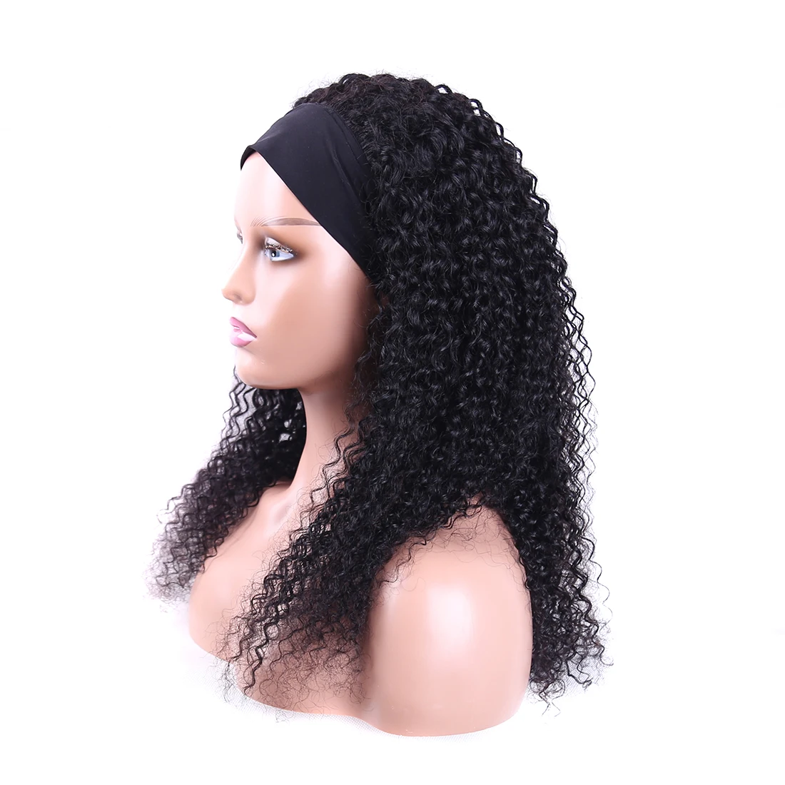 Peruca do Cabelo Humano para as Mulheres Peruca de Cabelo Fácil de ir para o Verão Peruano Kinky Encaracolado Glueless Humano Iniciante Amigável 7 Online shopping