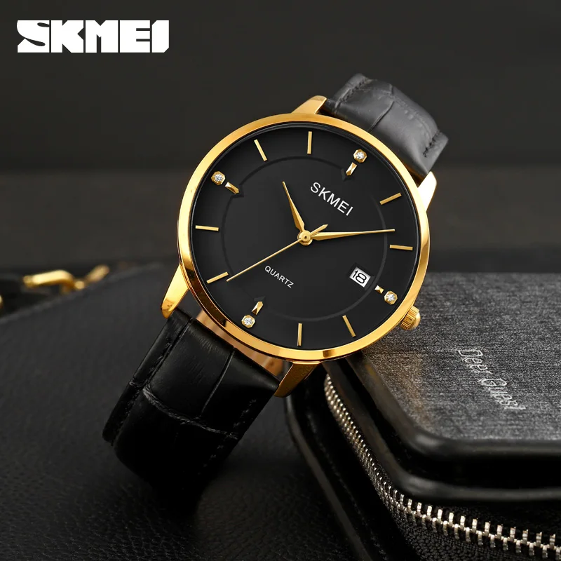 

SKMEI Offcial Quartz Watch Men Luxury Calendar Display Men's Watches Business Dress Waterproof Casual Clock Relogio Masculino