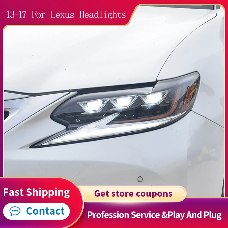

Автомобильные фары для 2018 2019 Lexus ES, фары Es200, ES260, головные фонари, лампы головного света, проекторы для автомобилей