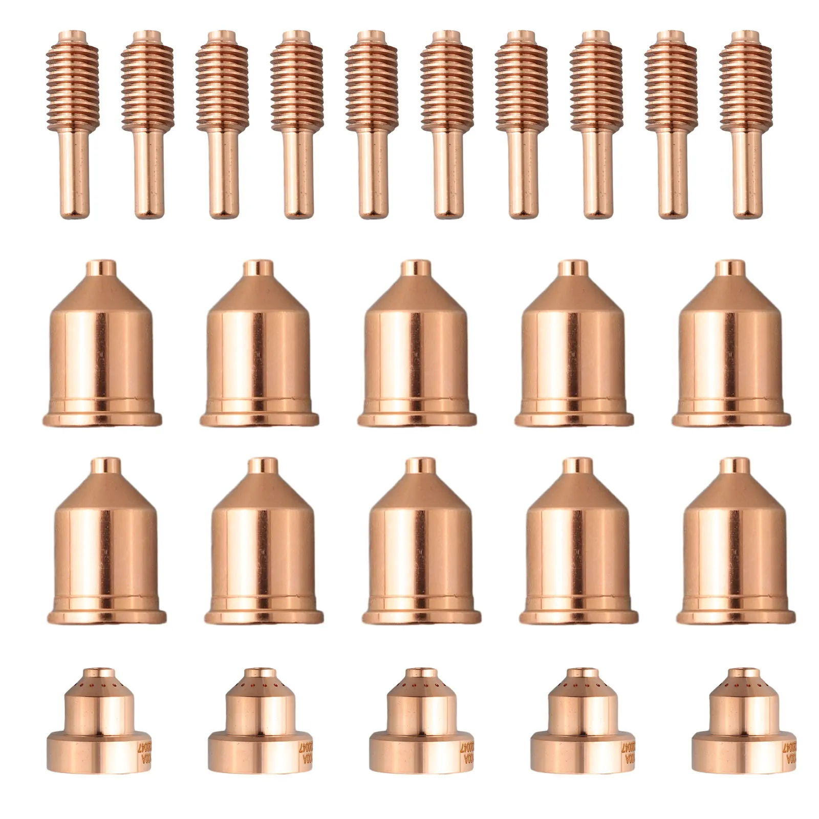 

25pcs Electrode Nozzle & Shielding Cup Set 220047 220037 220011 for 1650 Plasma Cutting Torch Compatible with MAX1650