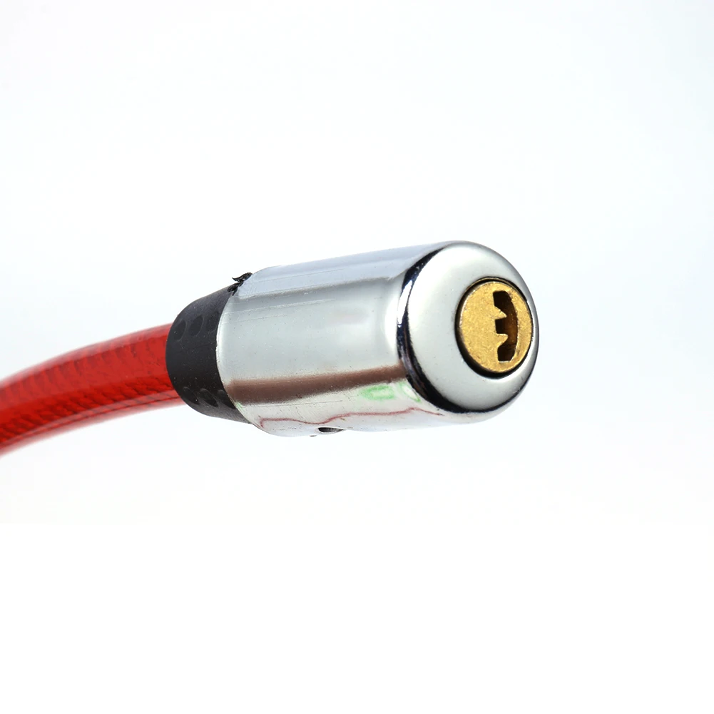 Portable Cable Coil Security Lock Flexible Universal Bike Safety Lock Cable for Bicycle Electric Vehicle Motorcycle Door