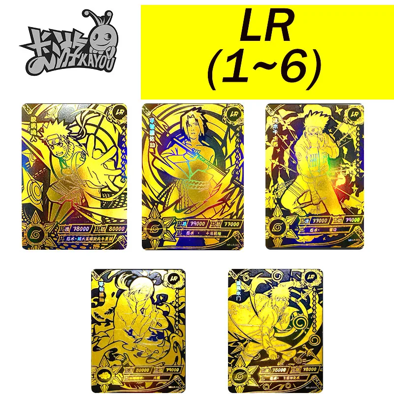 Kyou Lr1 ~ 6 Serie Naruto Uzumaki Nanfeng Minato Uchiha Itachi Hatake Kakashi Rare Carte Da Collezione Natale Regalo Di Compleanno Giocattoli