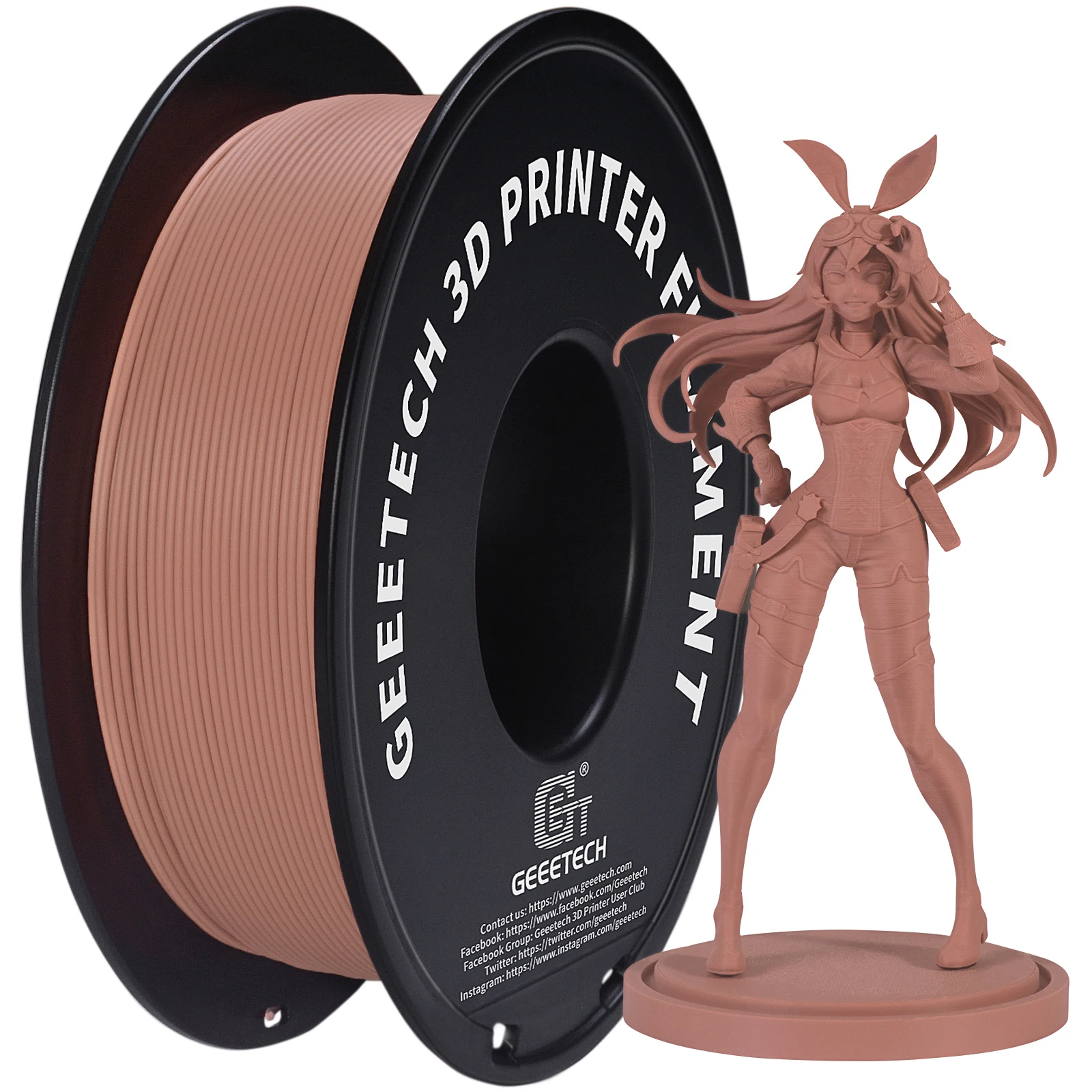 PLA Filament 1.75mm 1kg Spool 3d printer Material polylactic acid frosted texture Vacuum packaging