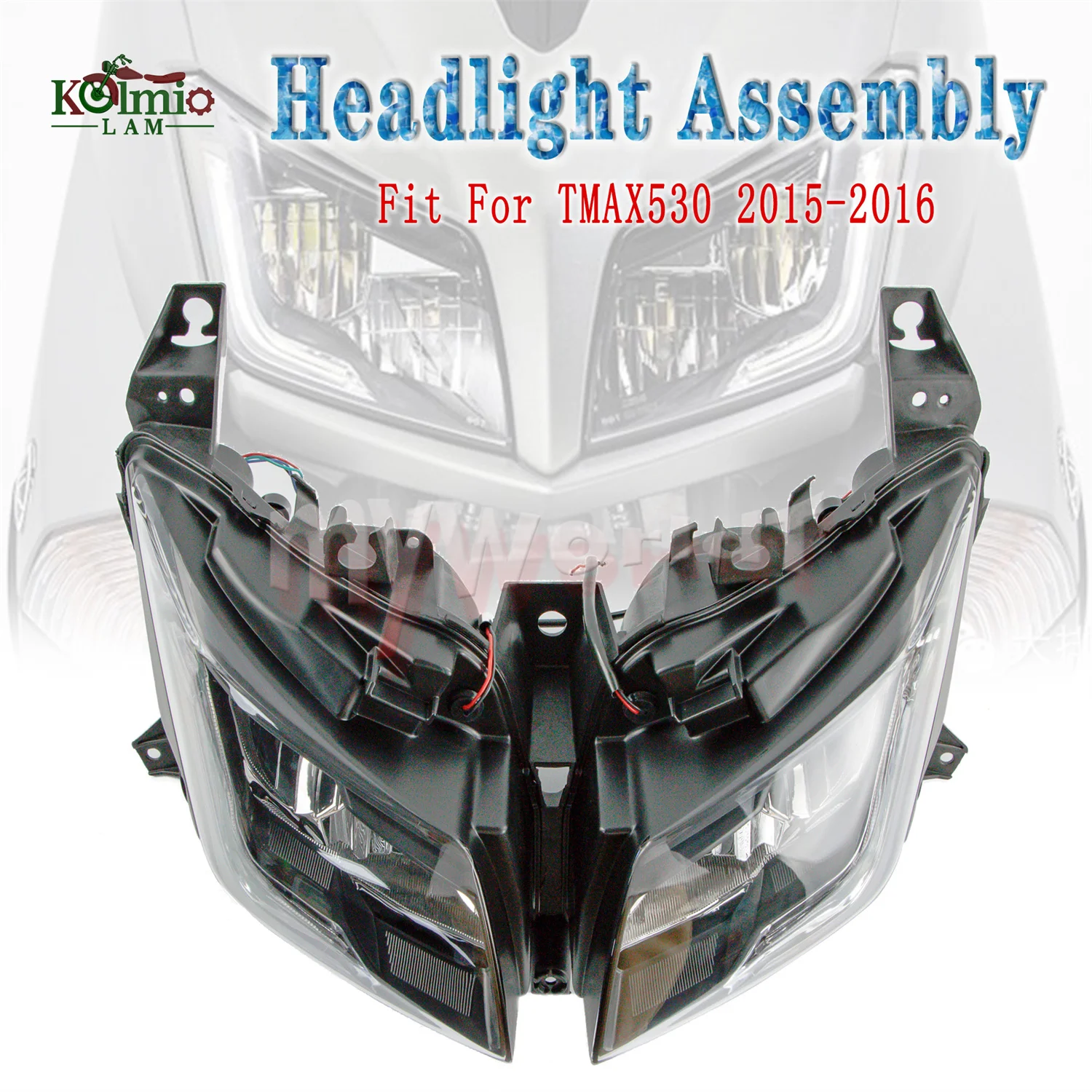 

Fit For Yamaha TMAX 530 2015 2016 LED Headlight Headlamp Head Lamp Light Assembly Motorcycle TMAX530 T MAX XP 530 15 16