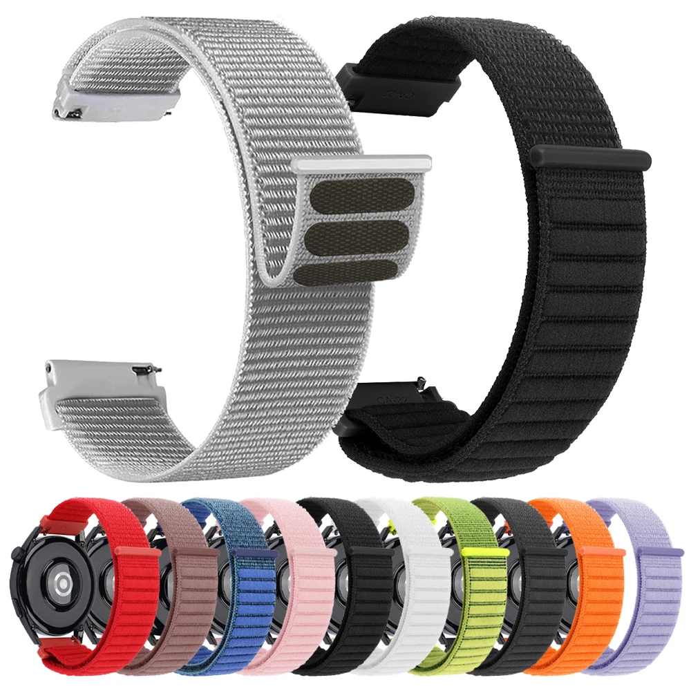 20mm 22mm Nylon Loop Strap Für Garmin Venu 3 Sq 2 Uhr Bands Für Garmin Forerunner 570 265 255 165 645M Vivoactive 6 5 Armband