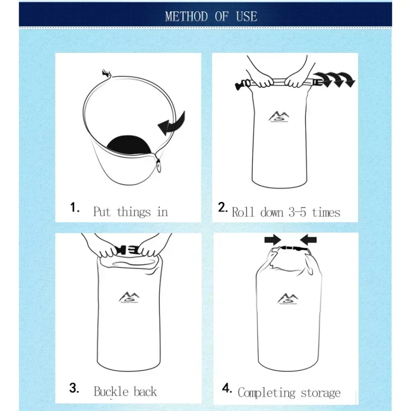 Waterproof Dry Bag Outdoor Dry Waterproof Bag Dry Bag Sack Waterproof Floating Gear Bags For Boating Fishing Rafting Swimming 5L/10L/20L/40L/70