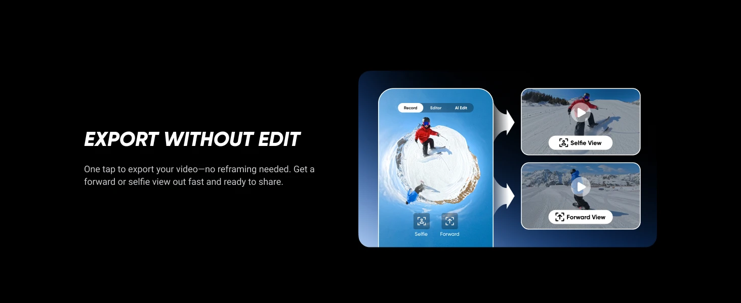 Insta360 X5 accessories close-up