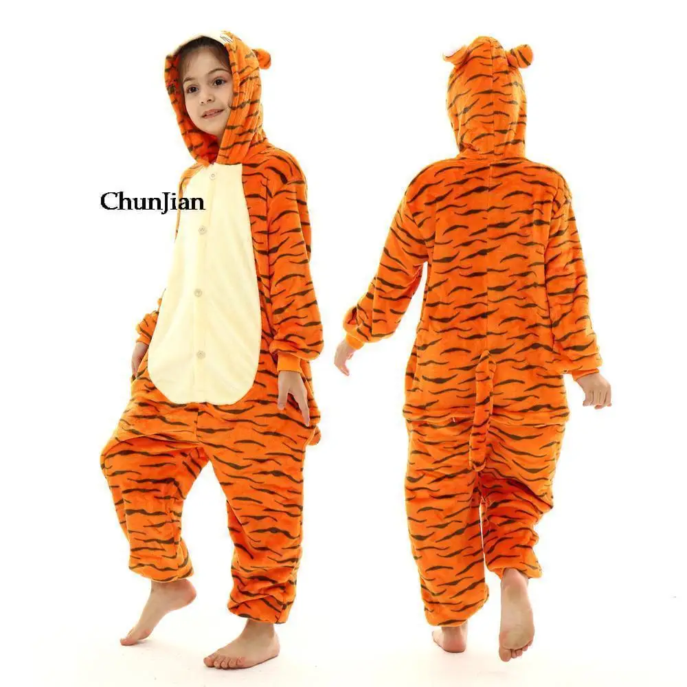 Boys Dinosaur Pajamas Children Sleepwear Anime Cartoon Kigurumi Onesie Kids Jumpsuits Girls Unicorn Pyjamas Children Outfit