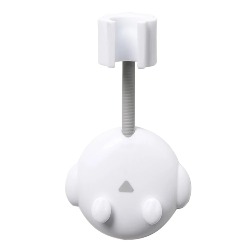 

Durable Cleaning Home Hotel Bath Supplies Anti Slip Wall Mounted Shower Head Holder Lightweight 360 Degree Rotation Storage Hook
