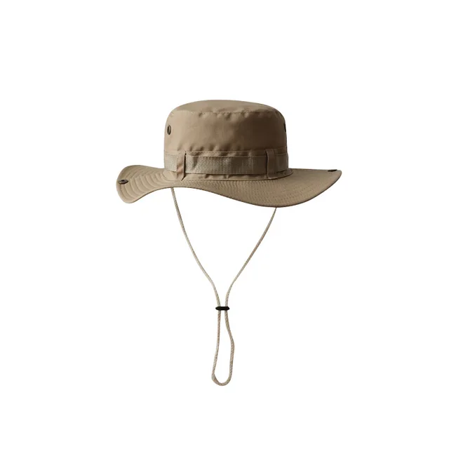 Chapeau De Soleil à Large Bord Pour Homme Et Femme - Bord 9,5cm, Réglable 56-58cm - Protection UV 50+, Polyester