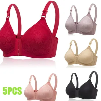 New High-quality Plus Size Comfortable Ultra-thin Breathable Pregnant Women's Nursing Underwear Gathering Anti Sagging Bra