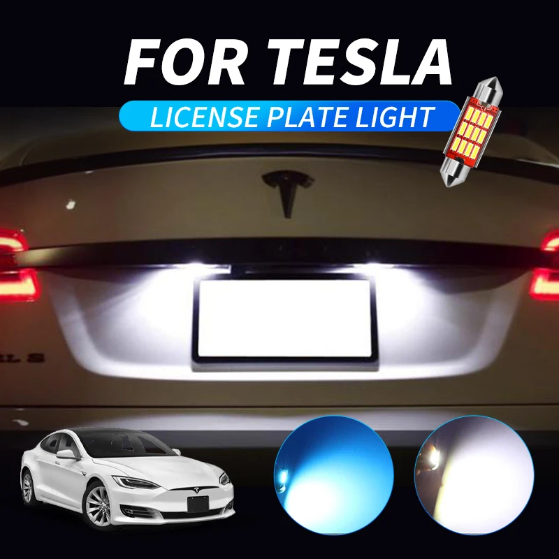 2 шт. Автомобильные светодиодные лампы Tesla Model S 2012-2016 | Автомобили и мотоциклы