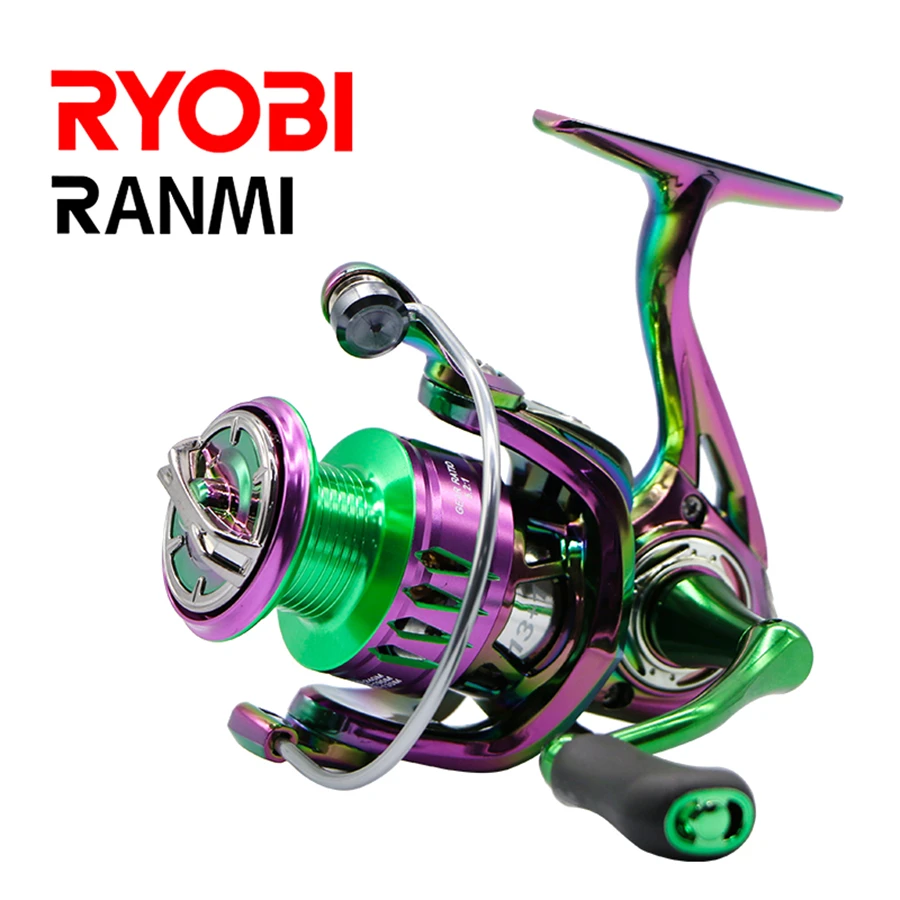 

Рыболовная катушка RYOBI RANMI RB, максимальная нагрузка 10 кг, высокоскоростная углеродная ручка для морской и пресноводной рыбалки, окуня, форели
