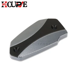 Motorcycle Front Brake Reservoir Fluid Tank Oil Cup Cover (No Logo Titanium)