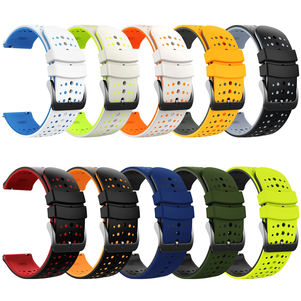 Silicone Watch Band - 20mm/22mm Versatile Strap