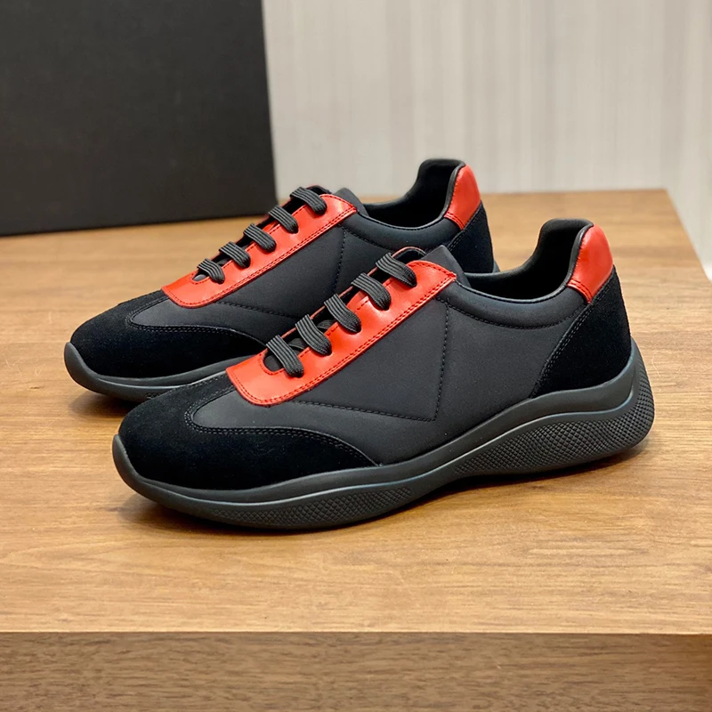 

High-end Men's Loafers Autumn New Sewing Upper Design Wear Resistant Casual Shoes Genuine Leather Material Lace-up Male Shoes