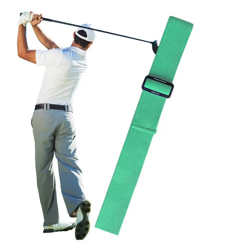 

Arm Band Golf Trainer Adjustable Stretchy Golf Swing Practice Training Belt Golf Swing Posture Correction Tool Golf Training
