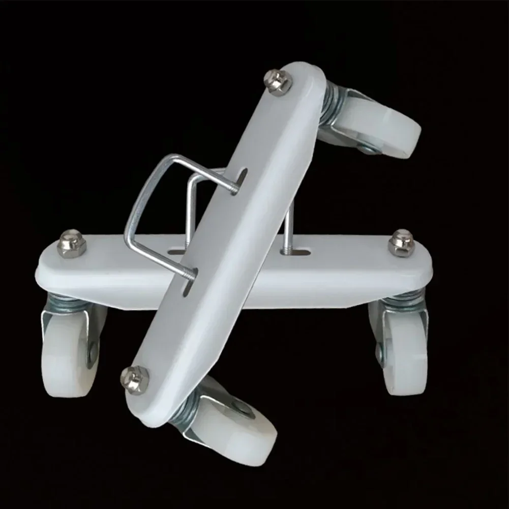 2PCS Hydroelectric Radiator Electric Heater Special Mobile Pulley Bracket Electric Radiator Casters Floor Heating Systems Part