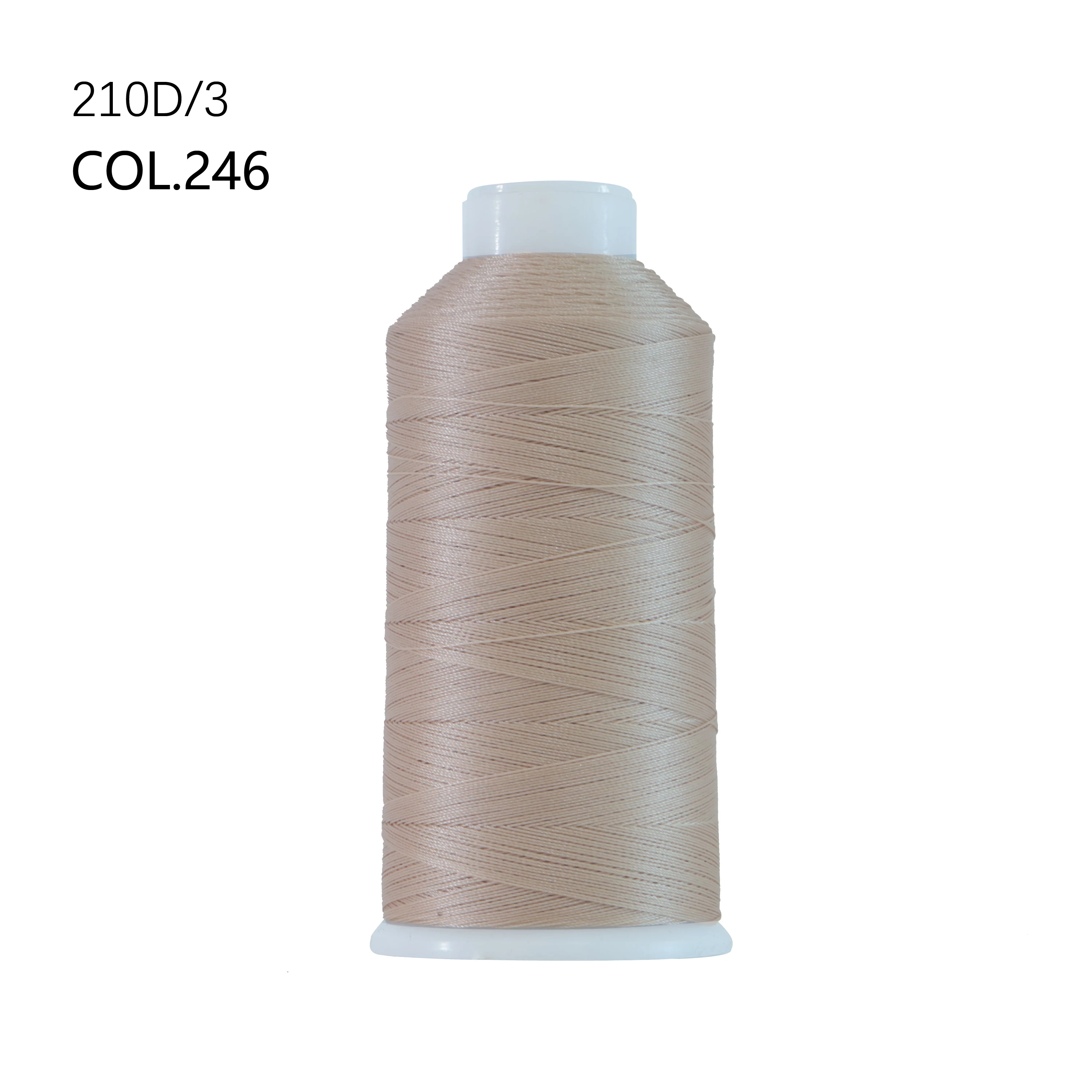 Heavy Duty Nylon Bonded Thread for Leather, Upholstery, Shoes, and Canvas Sewing - 1500 Meters, 0.3MM Thickness