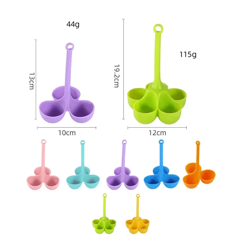 Silicone Five Holes Steam Egg Rack Multifunctional Pot Steamer Tray Eggs Poached Holder Stand Cooking Utensils Kitchen Gadget steam egg rack