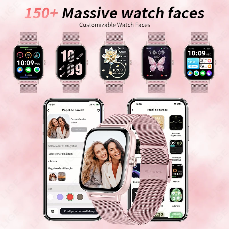 LIGE 2025 ����Ʈ ��ġ ���� �������� ��ȭ ������ ��Ʈ�Ͻ� Ʈ��Ŀ �ð� �ǰ� ����� �м� ���� ���� Smartwatch For �ȵ���̵�