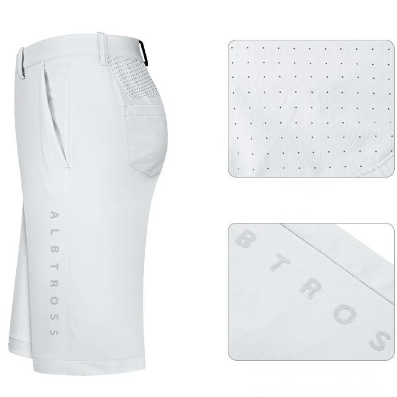 PGM Men's Golf Shorts Summer Breathable Stretch Pants M23KUZ001