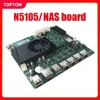 Topton N5105 NAS MOBO Mini ITX Industrial Motherboard 17x17CM Soft Routing Intel i226-V B3 2.5Gbps 4*LAN 2*M.2 NVMe 6*SATA3.0 1