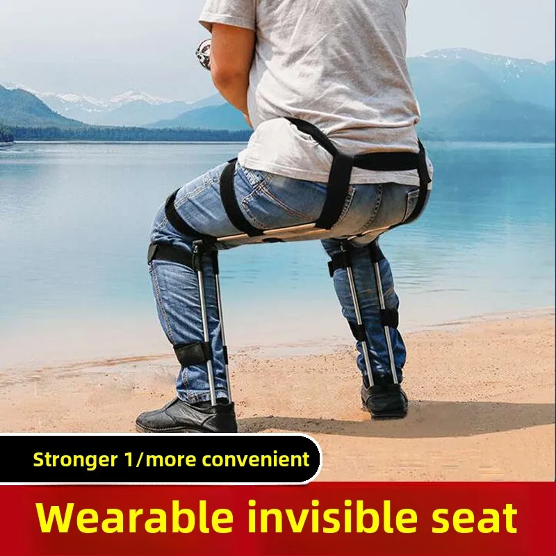 Wearable Invisible Seat Artifact Exoskeleton Chair Human Wearable Chair Magic