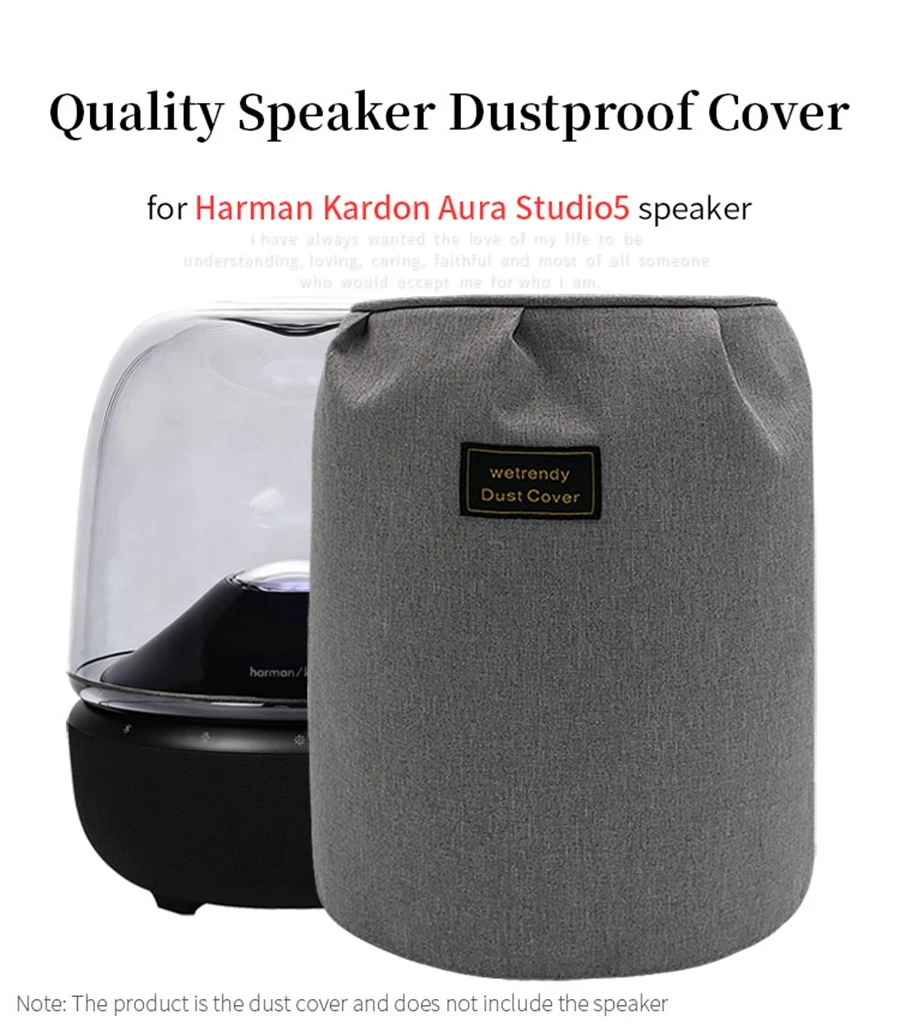 Speaker Protective Cover for Harman Kardon Aura Studio5 Speaker Dust Cover Aura Studio 5 Audio Dust-proof Cap Case