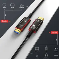 HDMI Cables 50FT,8K HDMI 2.1 fiber optic Cable CL3 Rated,48Gbps 8K@60 4K@120Hz/144Hz,eARC HDCP 2.2&2.3,Compatible for Xbox/PS5 - Image 4