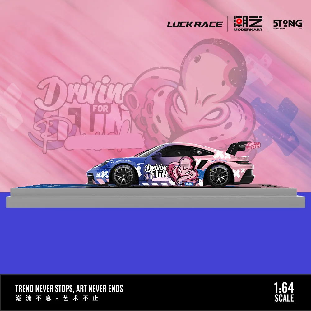 [911 car set] *Pre order*ModernArt 1:64 LUCK RACE 911 GT3 Alloy Diecast Model Cars for Hobby & Collectibles&Display &Gift 