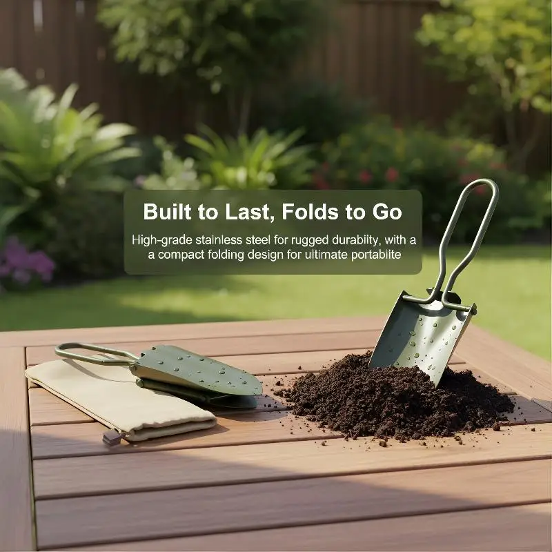 미니 스테인리스 스틸 도구 세트 정원용 삽 넓은 삽 손삽 갈퀴 식물 도구 파기 제초