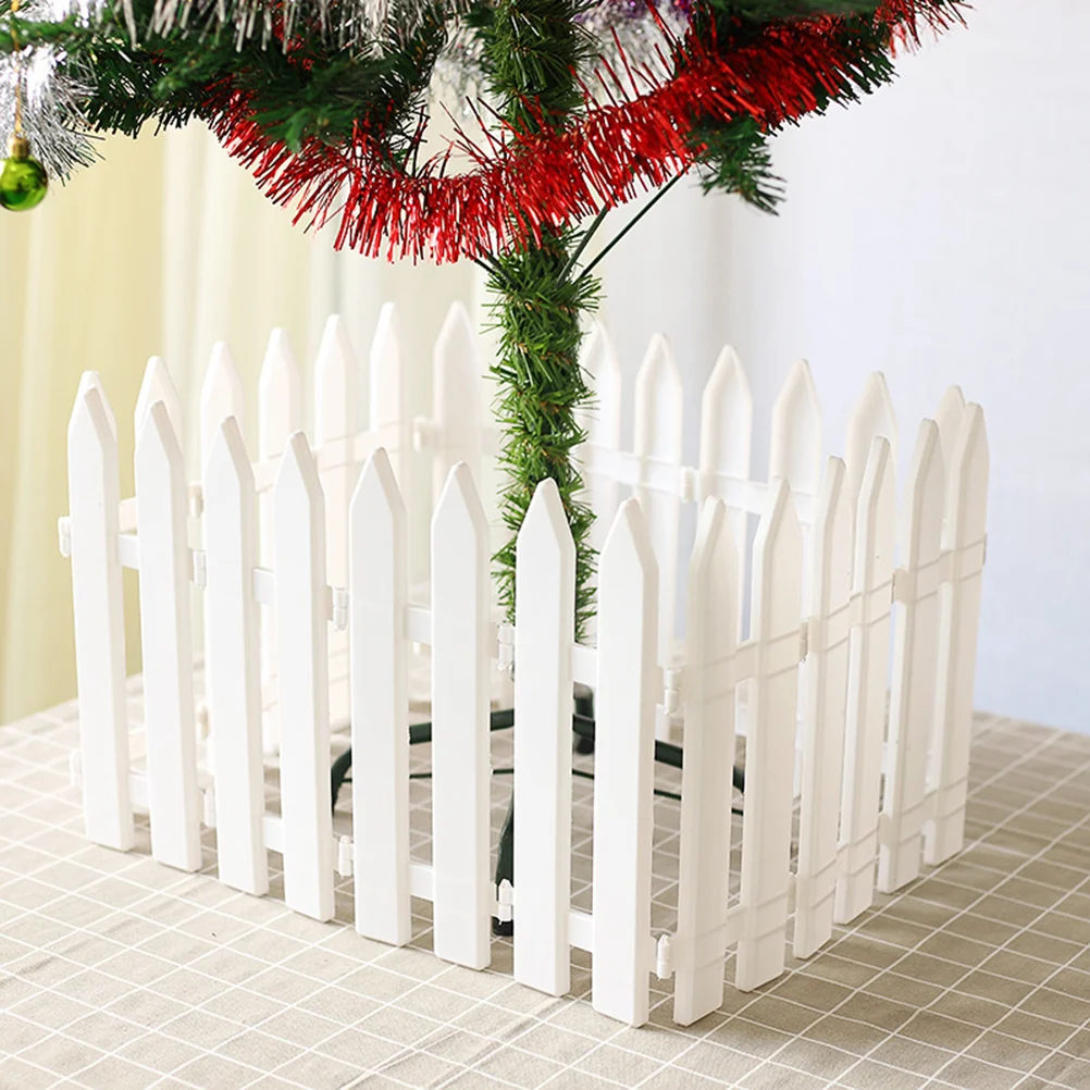 Garden Fence 30 Pcs Splice Christmas Tree Outdoor Plant Mini Barrier Picket