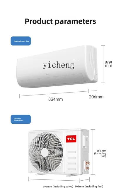 ZC 1.5 horse on-hook new first-class heating and cooling bedroom frequency conversion wall-mounted household air conditioner 2