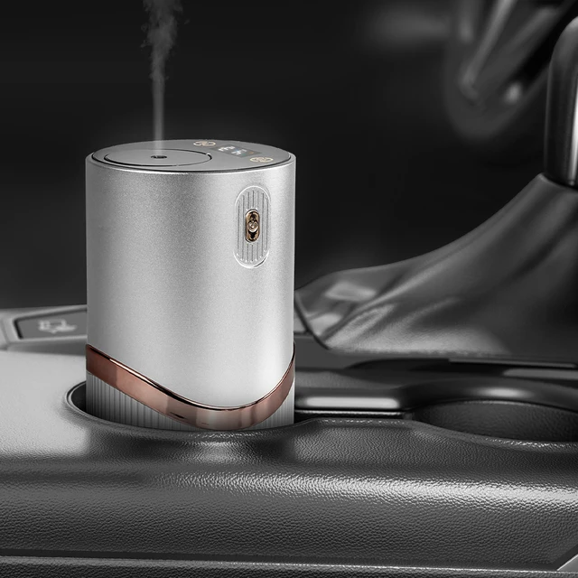 Car Diffuser Car Air Fresheners Room Fragrance Diffuser HD Digital Display Portable Waterless Diffuser For Home Office Bedroom 3