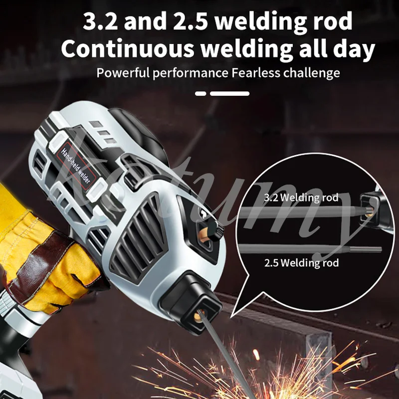 110V 220V Handheld Arc Welder Semi Automatic Welding Machine 4600W Portable Welder Welding Tools 5