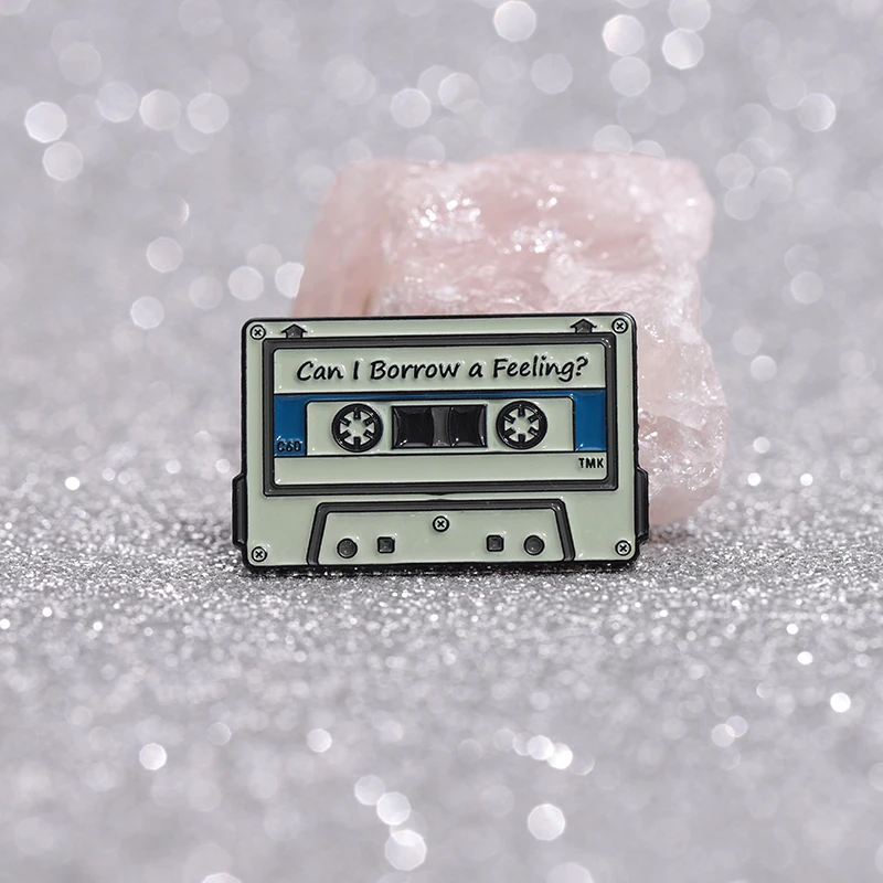80er Jahre Tape Recording Emaille Pins Retro Best of Mix Tape Metall Broschen Großhandel Revers Abzeichen Zubehör Geschenk für Freunde – Detail 11