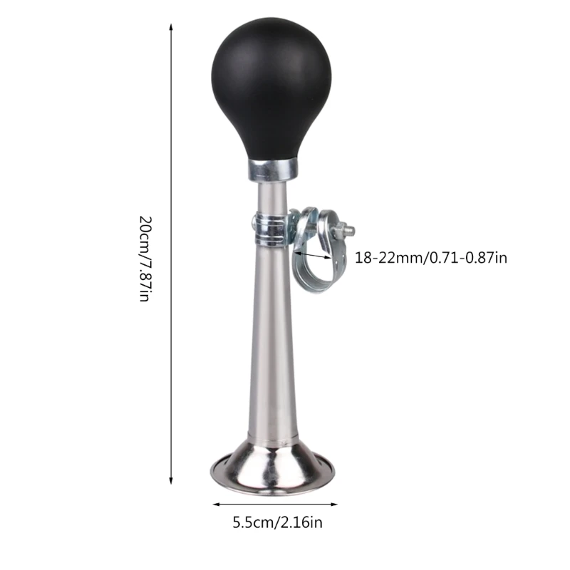 Bicycle Horn Bugle Horn Metal Air Horn Retro Squeeze Bulb 6-Color
