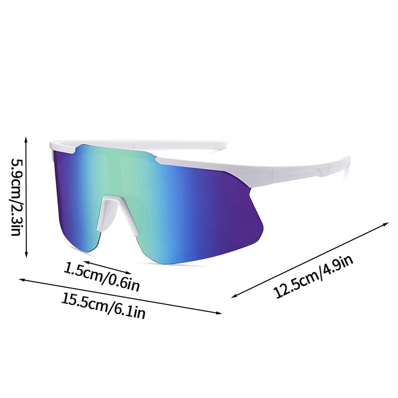 Unisex UV Protection Outdoor Sports Sunglasses for Cycling, Running, and Fishing