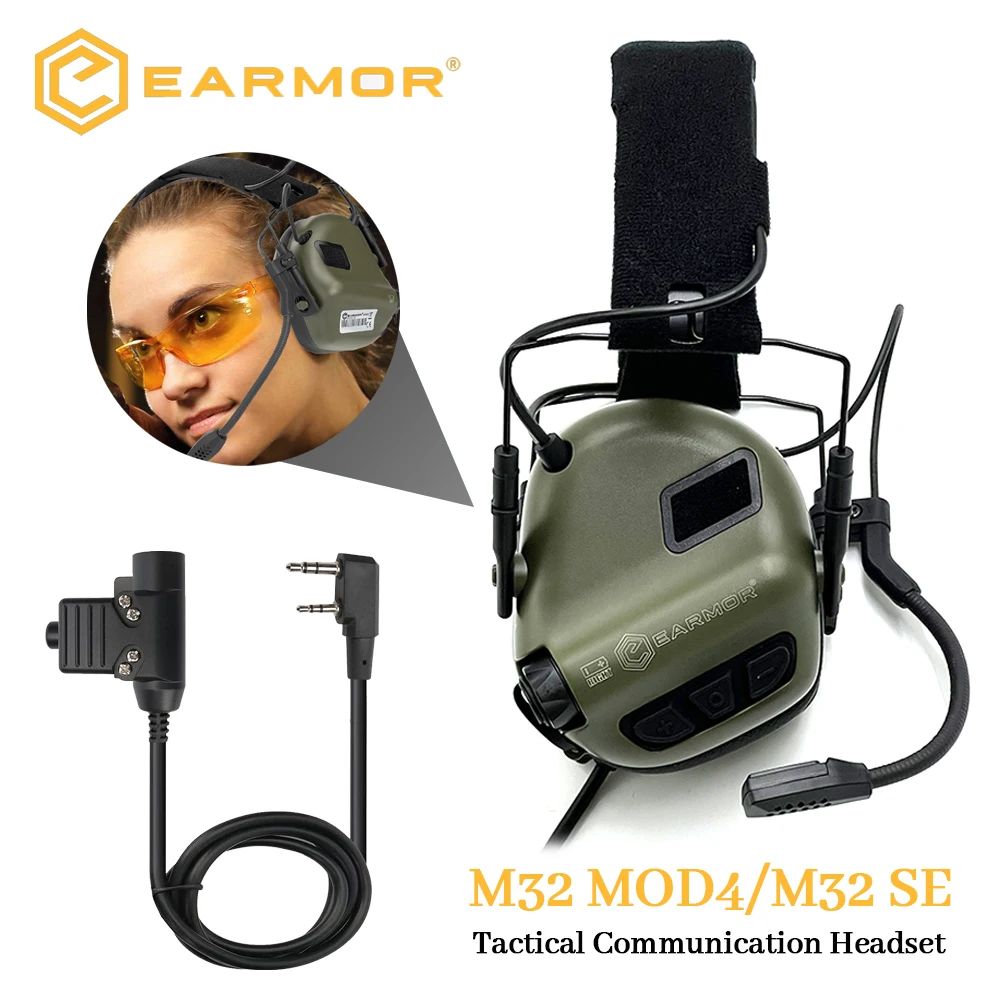 EARMOR M32 タクティカルヘッドセットアンチノイズヘッドフォン